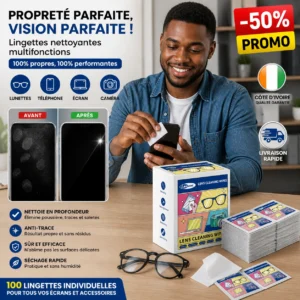 Lingettes Nettoyantes multifonctions